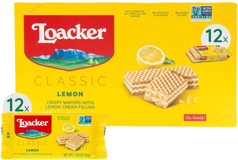 Loacker بسكويت لوكر الكلاسيكي بنكهة الليمون - Image 1